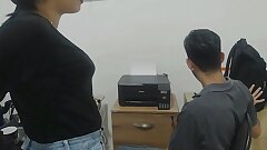 Horny teacher is fucked by her student anent in regard to raising her grades CUM -MOUTH - Porn anent Spanish